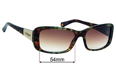 Vogue VO2661-S Verres de Remplacement 54mm wide 