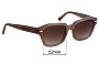 Sunglass Fix Replacement Lenses for Vogue VO5444-S - 52mm Wide 