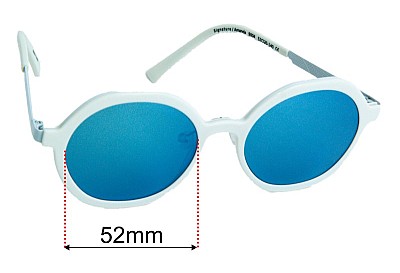 Fleye Copenhagen Amanda Lentes de Repuesto 52mm wide 