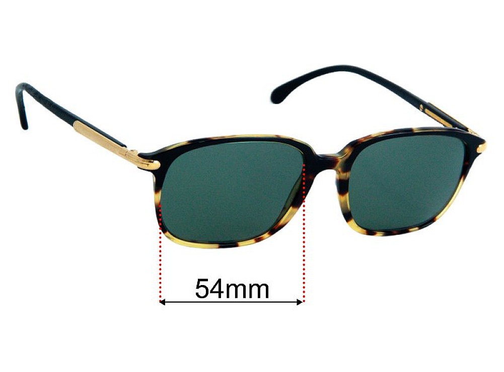 Sunglass Fix Replacement Lenses for Montblanc Meisterstuck - 54mm Wide Sunglass Fix Replacement Lenses for Montblanc Meisterstuck - 54mm Wide