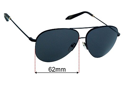 Victoria Beckham VBS90 Replacement Lenses 62mm wide 