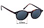 Sunglass Fix Ersatzgläser für Anglo American Optical Mod 406 - 47mm Wide 