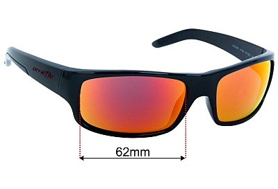 Arnette Pilfer AN4163 Verres de Remplacement 62mm wide 