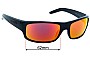 Sunglass Fix Ersatzgläser für Arnette Pilfer AN4163 - 62mm Wide 