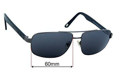 Bill Bass Liam Replacement Lenses 60mm wide 