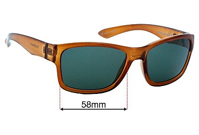 Childe Tasman Ersatzgläser 58mm wide 