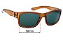 Sunglass Fix Replacement Lenses for Childe Tasman - 58mm Wide 