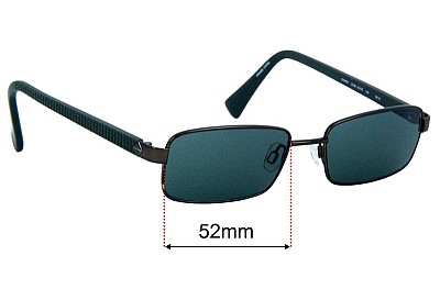 Cole Haan CH4001 Replacement Lenses 52mm wide 