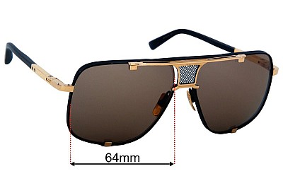 Dita Mach Five Replacement Lenses 64mm wide 