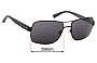 Sunglass Fix Replacement Lenses for Nautica N5109S - 59mm Wide 
