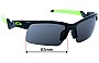 Sunglass Fix Lentes de Repuesto para Oakley Capacitor OJ9013 - 63mm Wide 