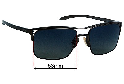 Oakley Holbrook TI Rx OX5068  Verres de Remplacement 53mm wide 