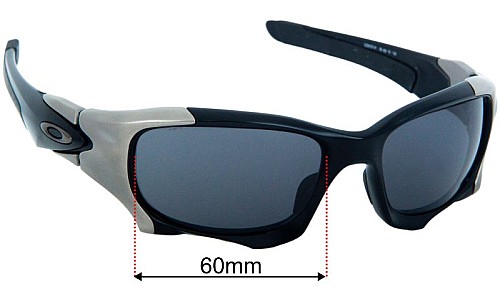 Oakley Pit Boss II OO9137 Verres de Remplacement 60mm wide 
