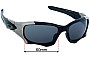 Sunglass Fix Verres de Remplacement pour Oakley Pit Boss II OO9137 - 60mm Wide 