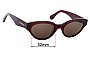 Sunglass Fix Replacement Lenses for Ochre Lane Cocoa - 52mm Wide 