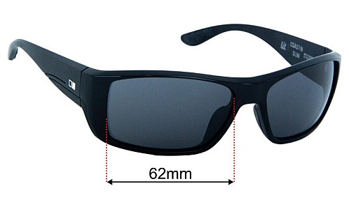 Sunglass Fix Replacement Lenses Otis Coastin Slim - 62mm Wide 
