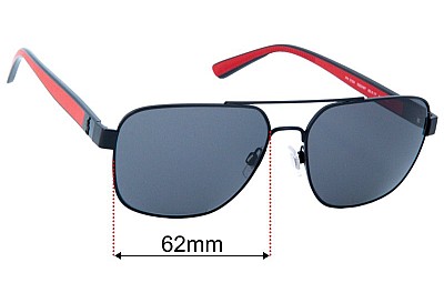 Polo Polo PH 3154 Verres de Remplacement 62mm wide 