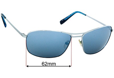 Revo RE1138 Surge Verres de Remplacement 62mm wide 