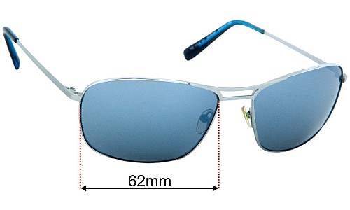 Revo RE1138 Surge Verres de Remplacement 62mm wide 