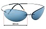 Sunglass Fix Ersatzgläser für Silhouette TMA Must 8714 - 65mm Wide 
