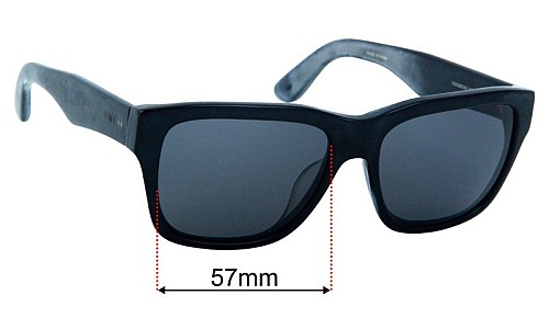 Toms  Culver 201 Replacement Lenses 57mm wide 