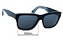 Sunglass Fix Replacement Lenses for Toms  Culver 201 - 57mm Wide 
