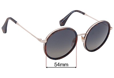 Vivienne Westwood Sun Rx 02 Ersatzgläser 54mm wide 
