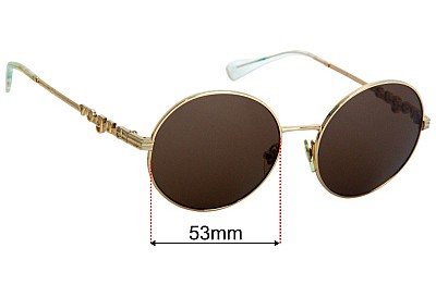 Vogue VO4227-S Verres de Remplacement 53mm wide 