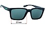 Sunglass Fix Verres de Remplacement pour Arnette Plot Twist AN4346 - 57mm Wide 