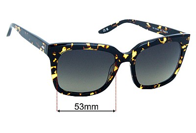 Barton Perreira Parker Replacement Lenses 53mm wide 