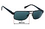 Sunglass Fix Ersatzgläser für Bill Bass Airlie - 60mm Wide 