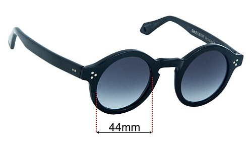 Darkside Orion Replacement Lenses 44mm wide 