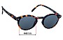 Sunglass Fix Verres de Remplacement pour Izipizi Screen - 44mm Wide 