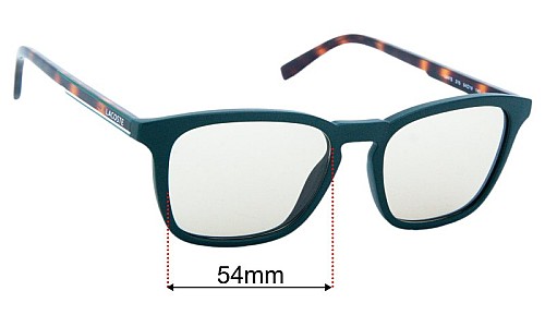 Lacoste L947S Ersatzlinsen 54mm wide 