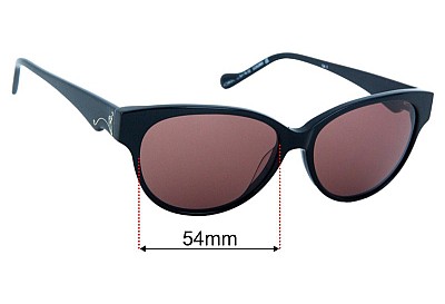 Liberty London  LL Sun Rx 02 Replacement Lenses 54mm wide 