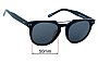 Sunglass Fix Ersatzgläser für Oscar Wylee Cullen - 50mm Wide 