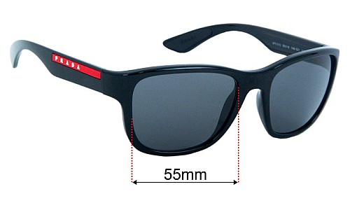 Prada SPS01U  Lentes de Repuesto 55mm wide 