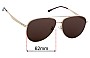 Sunglass Fix Replacement Lenses for Ray-Ban RB3712D - 62mm Wide 