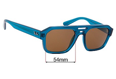 Ray-Ban RB4397 Corrigan Verres de Remplacement 54mm wide 