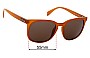 Sunglass Fix Replacement Lenses for Rip Curl Mysto - 55mm Wide 