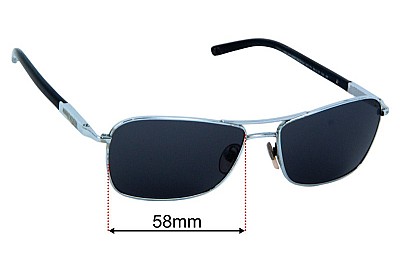 Anne Klein  AK 4124 Replacement Lenses 58mm wide 