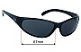 Sunglass Fix Replacement Lenses for Bolle Boa New Style - 67mm Wide 