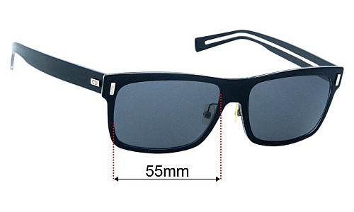 Christian Dior Homme Black Tie 2.0SB Ersatzlinsen 55mm wide 