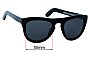 Sunglass Fix Verres de Remplacement pour Chronicles of Never Optic Thalamus - 50mm Wide 