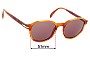 Sunglass Fix Ersatzgläser für David Beckham DB 1160/S - 51mm Wide 