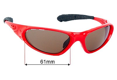 Dragon Rake Replacement Lenses 61mm wide 