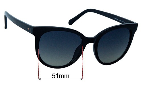 Fossil FOS 3094/S Lentes de Repuesto 51mm wide 