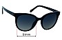 Sunglass Fix Lentes de Repuesto para Fossil FOS 3094/S - 51mm Wide 