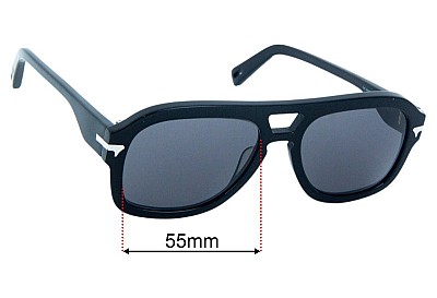 G-Star Raw Fat Tacoma Ersatzgläser 55mm wide 