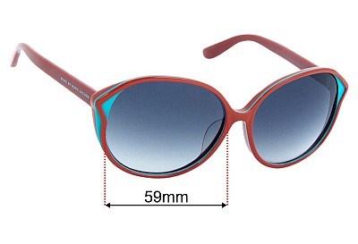 Marc by Marc Jacobs MMJ 402/F/S Replacement Lenses 59mm wide 